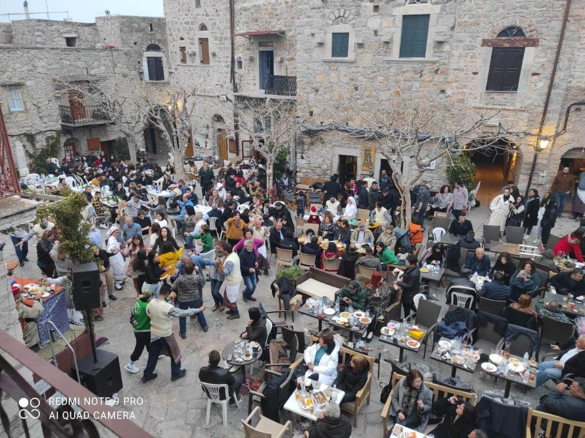 Μεστα - Πλατεια Villa Mesta Bagian luar foto