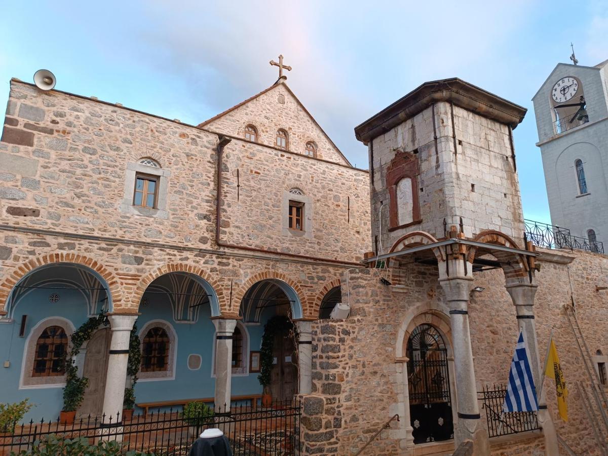 Μεστα - Πλατεια Villa Mesta Bagian luar foto